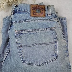 Vintage‎ TOMMY HILFIGER Big Tag Baggy Fit Jean Shorts [SIZE 33]